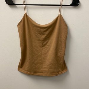 Gaze cropped tank top